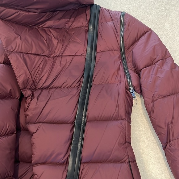 Mackage Convertible Down Coat With Leather Trim! - Picture 5 of 11